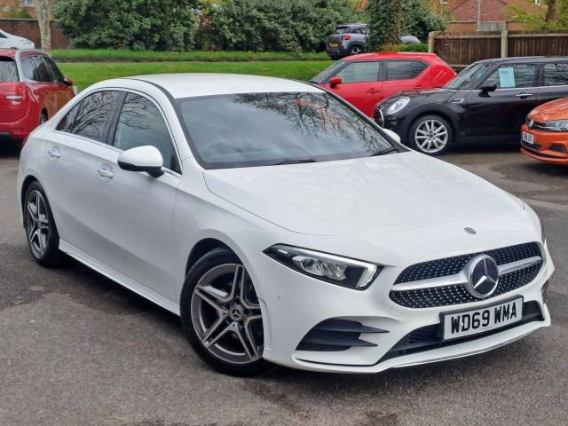 Mercedes-Benz A Class 1.3 A200 AMG Line Premium 4dr Saloon Petrol WHITE